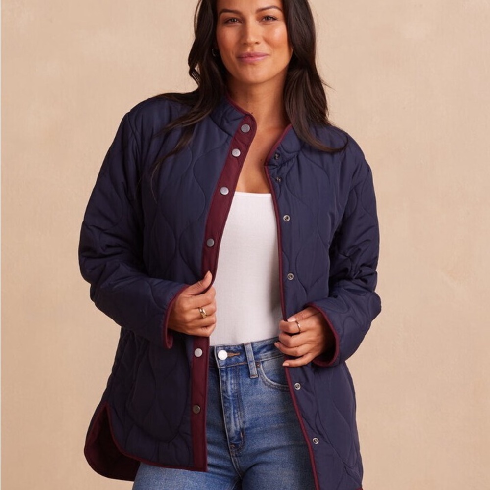 NEW Summersalt Reversible Eco Quilted Lightweight Jacket